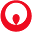 Logo Cercle Rouge avec Icône Goutte Minimaliste Logo minimaliste rouge en forme de cercle avec une icône de goutte stylisée au centre.